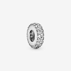 Pandora Clear Sparkle Spacer Charm